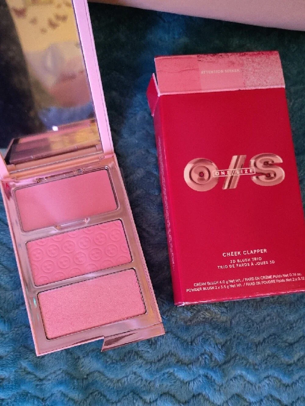 ONE/SIZE Cheek Clapper 3D Blush Trio - Red Box